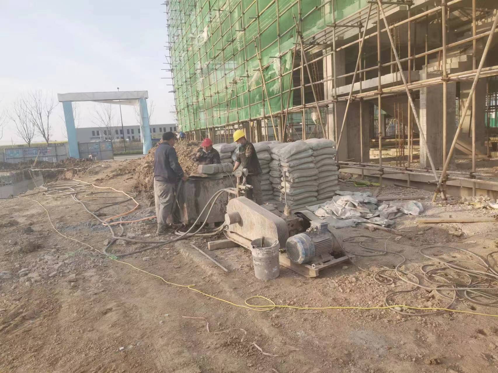 桃江别墅下沉注浆